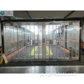 Alta porta de dobragem comercial transparente
